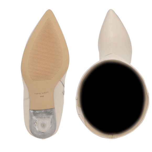 Nine West Talya women's leather knee-high boots. - Picture 5 of 8